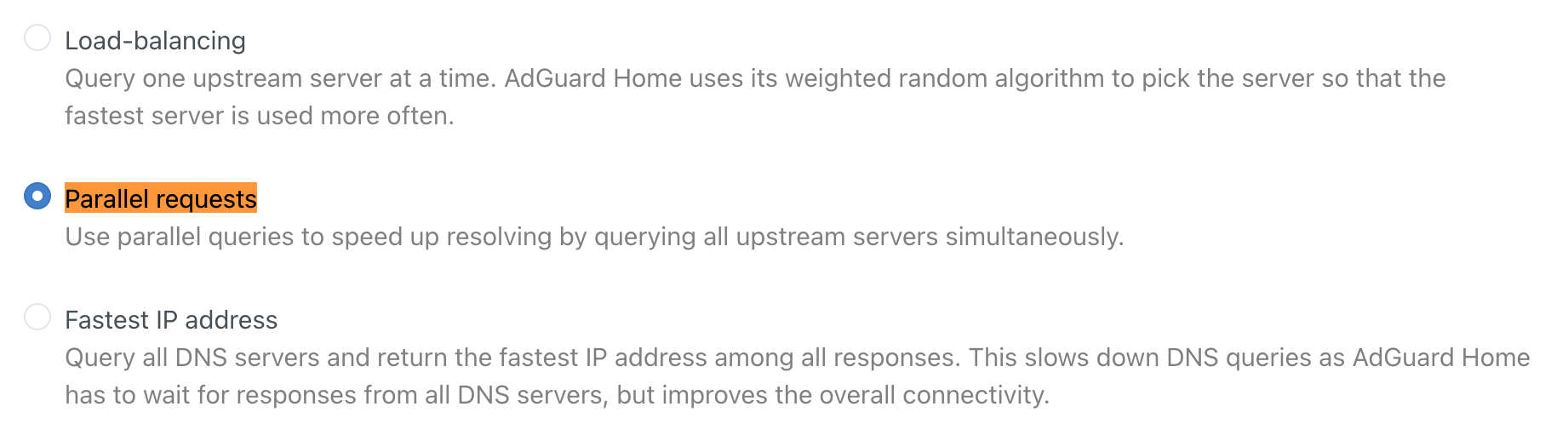 adguard home parallel requests