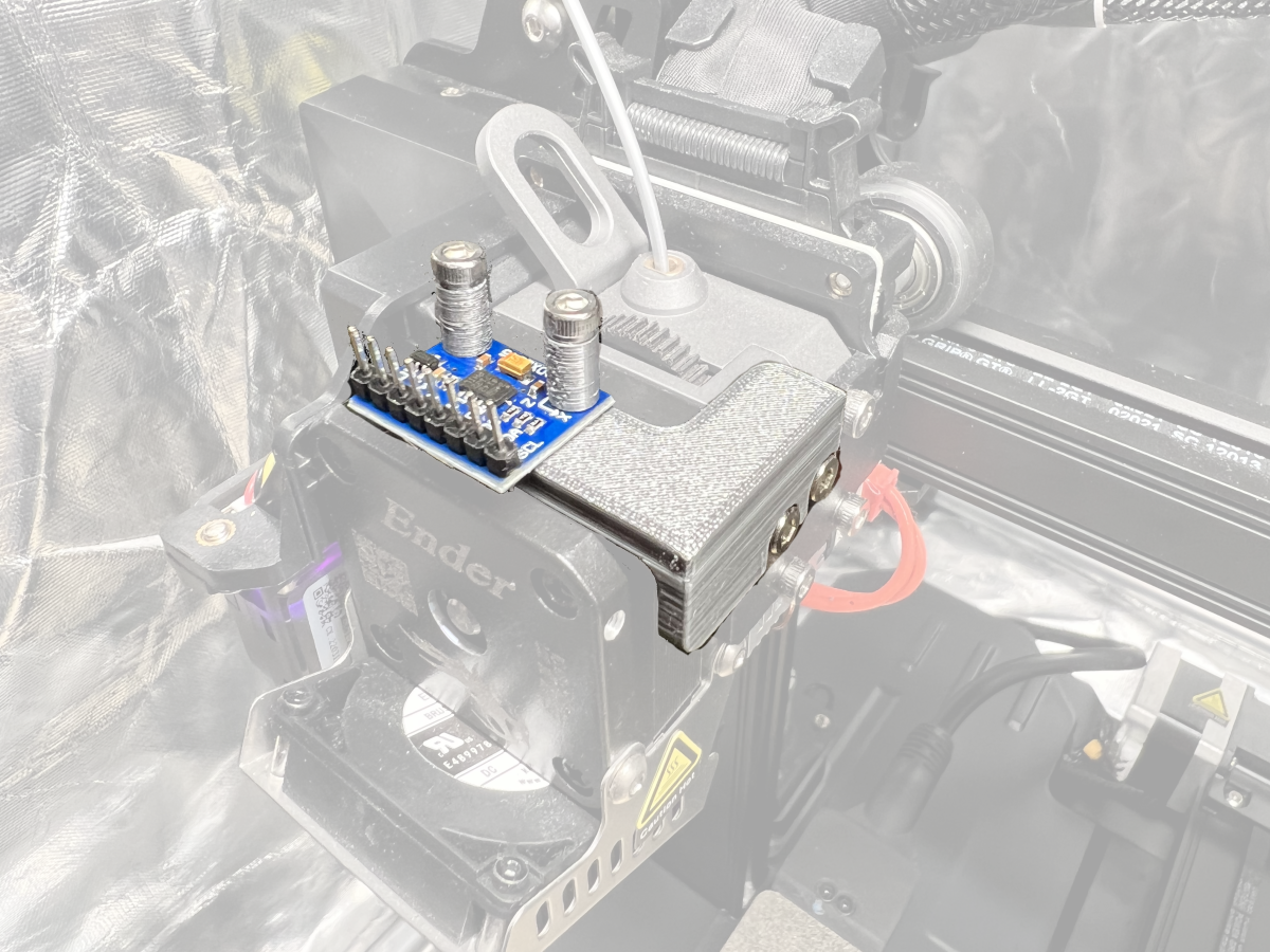 Adding a ADXL345 accelerometer to a Creality 3 S1 (Pro) CLN.io