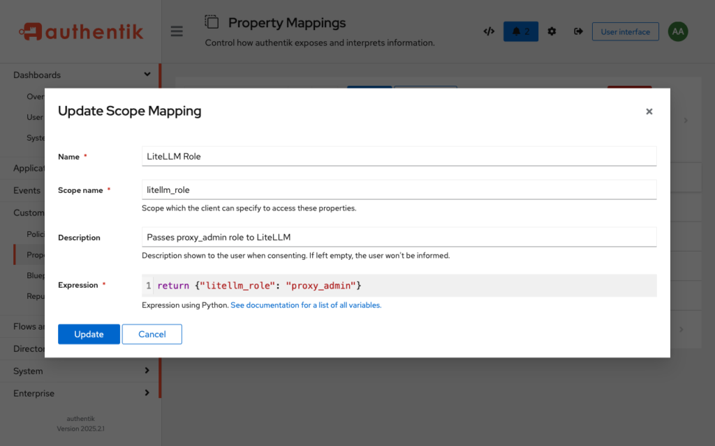 LiteLLM + Authentik SSO: Full Admin Access with Automatic Role Mapping ...